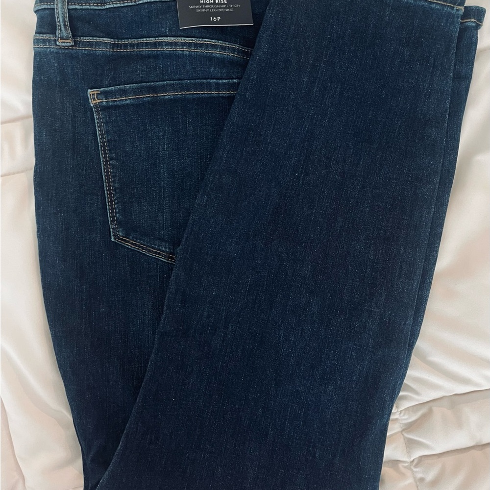 Simply Vera Vera Wang Women's Dark Blue Skinny Jeans